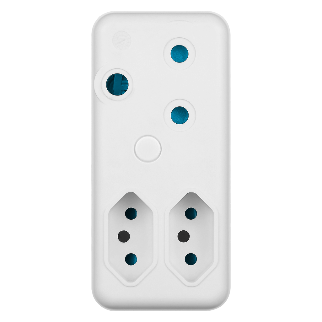 Ellies 3 Way Adaptor - White