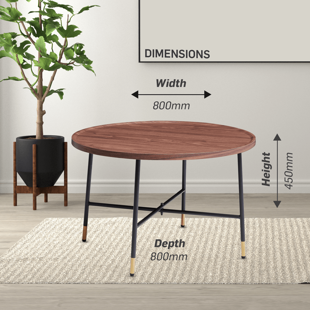 Everfurn Decadence Wooden Coffee Table