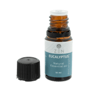 Zen Oil Eucalyptus essential oil bottle for calming relaxation and stress relief, compatible with all Zen diffusers.