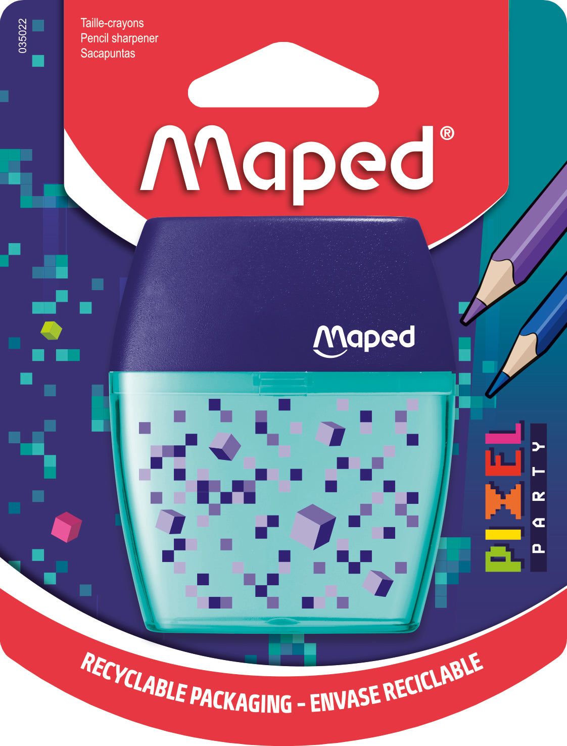 MAPED Pixel Sharpner 2 Hole Shaker - Card