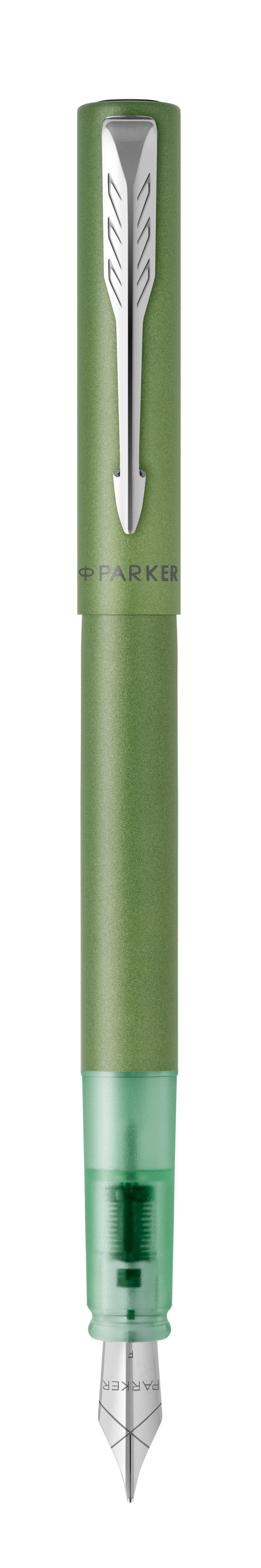 PARKER Vector XL Fountain Pen - Green Chrome Trim