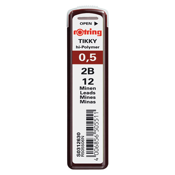 rOtring Polymer Leads 0.5mm 2B
