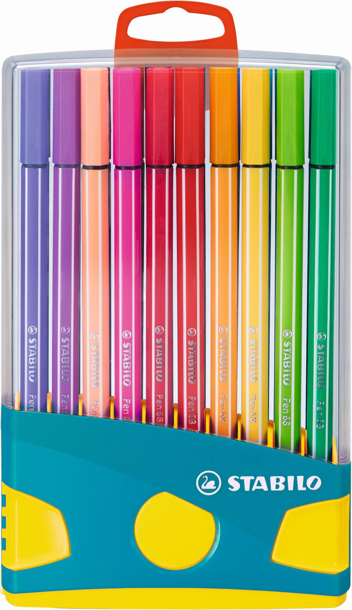 STABILO Pen 68 Fibre-tip Pen: Assorted ColorParade Turquoise 20's