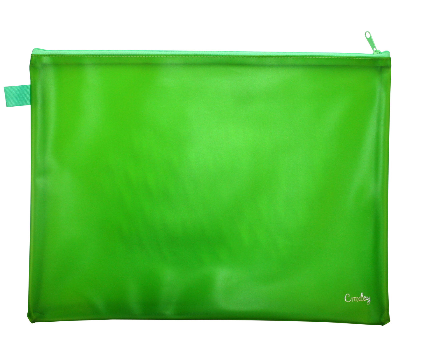 CROXLEY CREATE Bright PVC NEON Book Bag (Green)