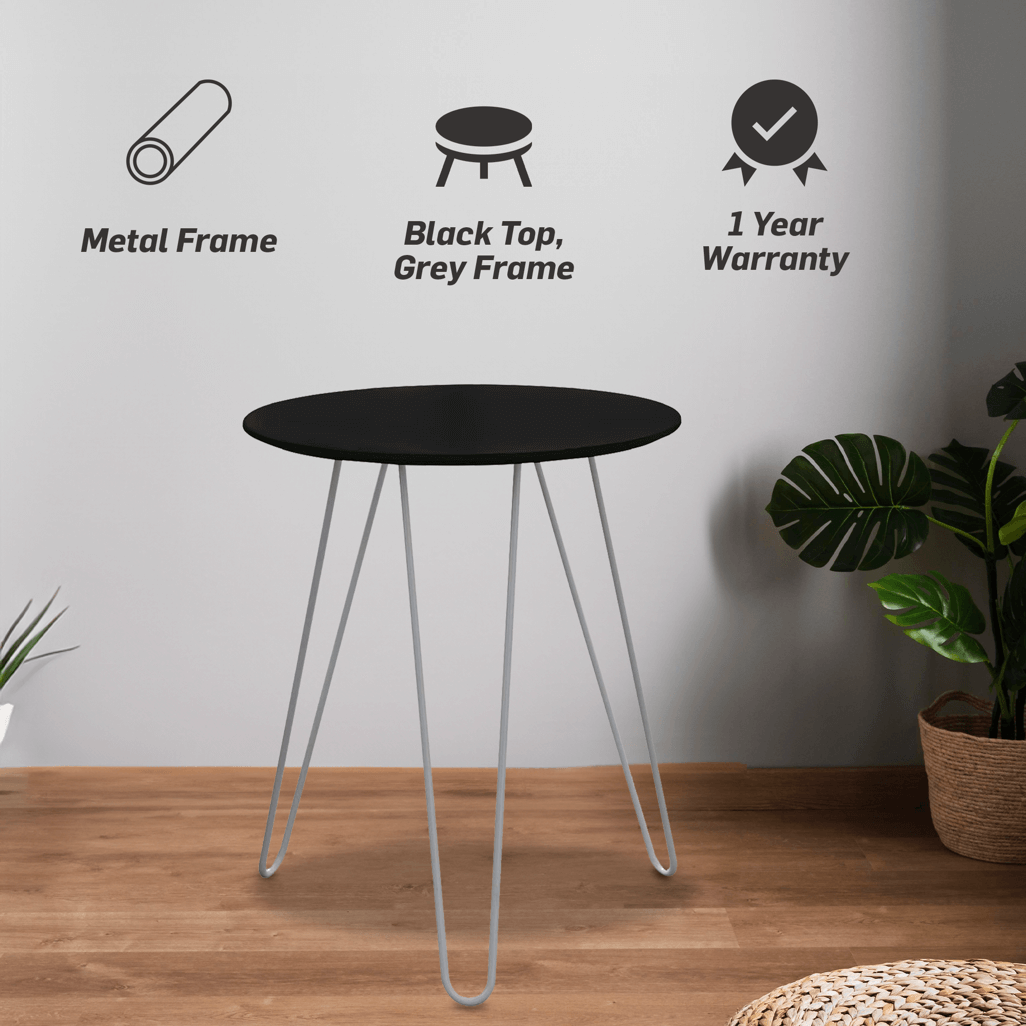 Everfurn Juniper Coffee Table - Black and White Frame