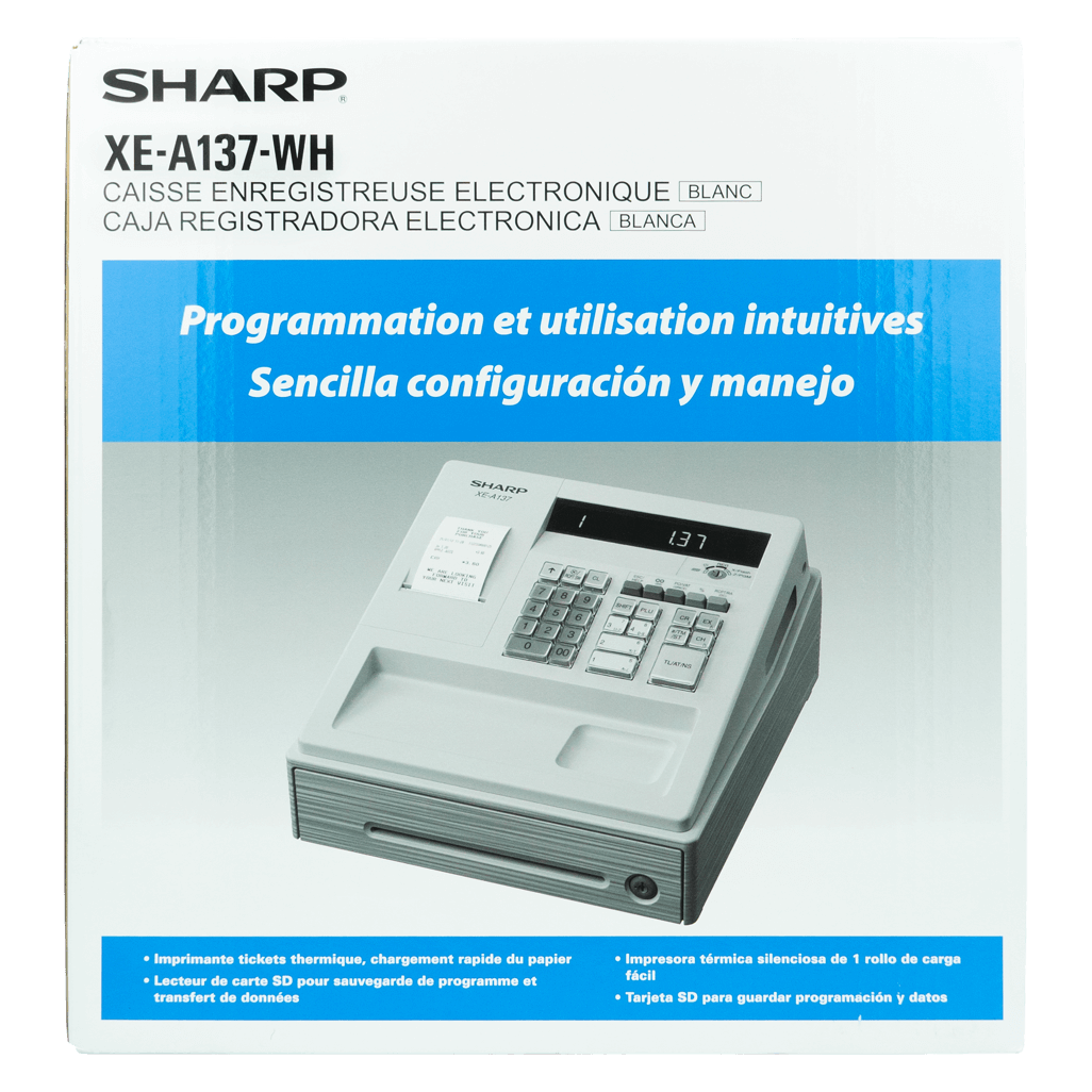 Sharp XE-A137-WH Cash register