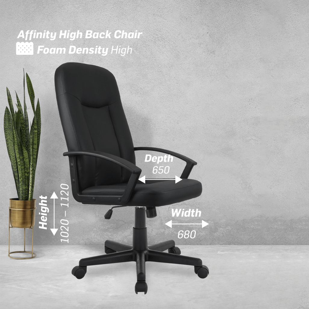 Everfurn Affinity High Back Office Chair