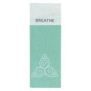Zen Oil packaging emphasizing the word 'Breathe,' designed to promote easy breathing and relaxation.