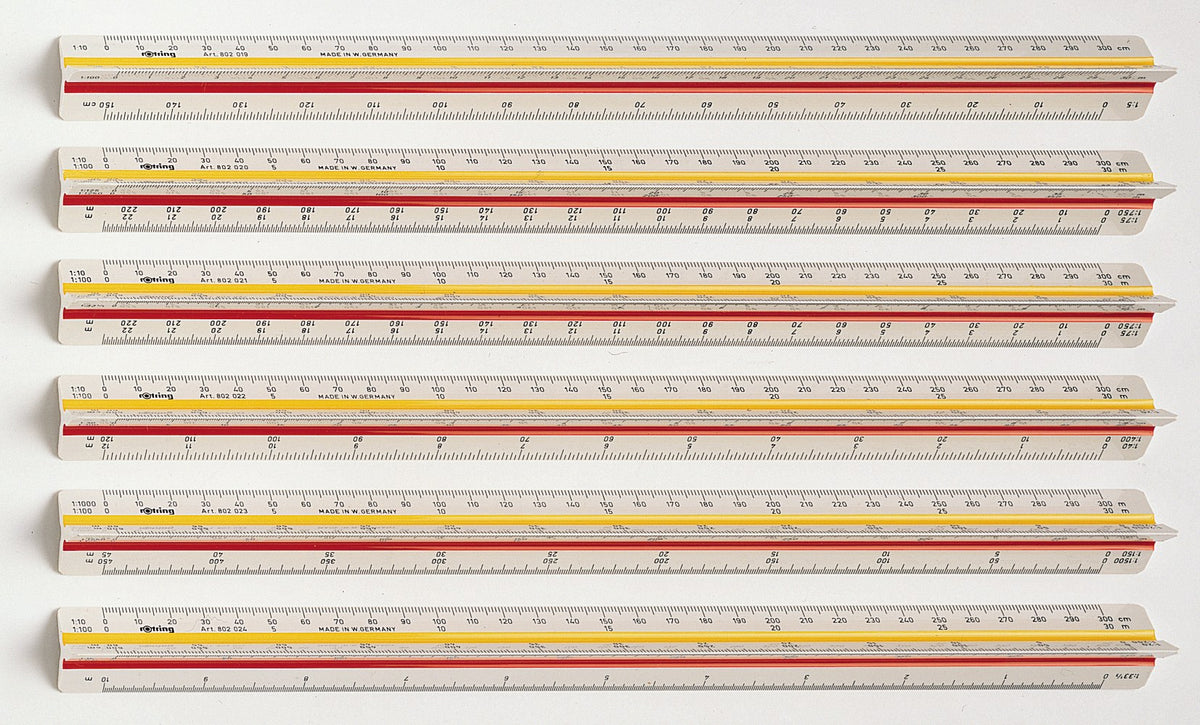 rOtring Triangular Scale Ruler No.1
