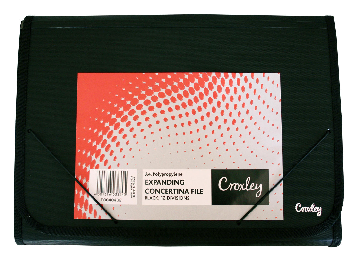 CROXLEY A4 Expanding File Black