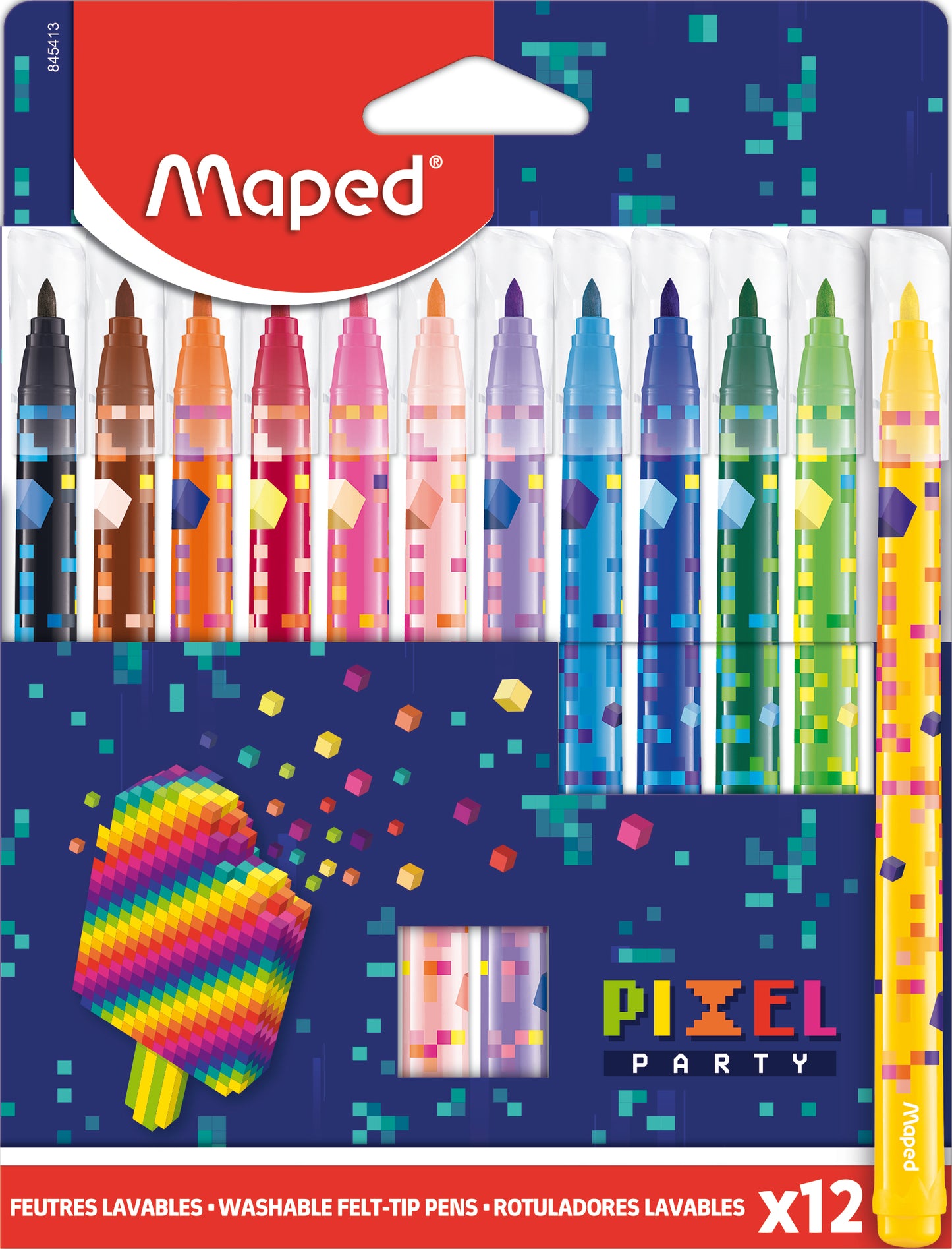 MAPED Pixel Felt Tip Pens 12's