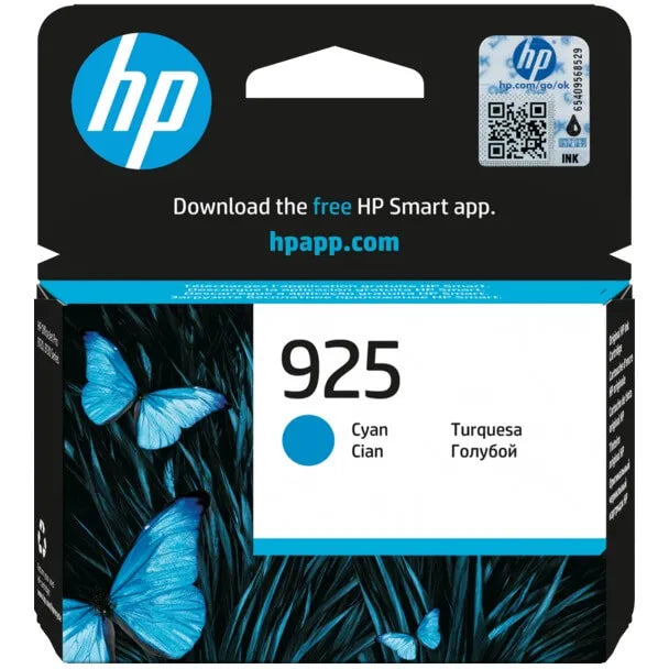 HP 925 Original Cyan Ink Cartridge