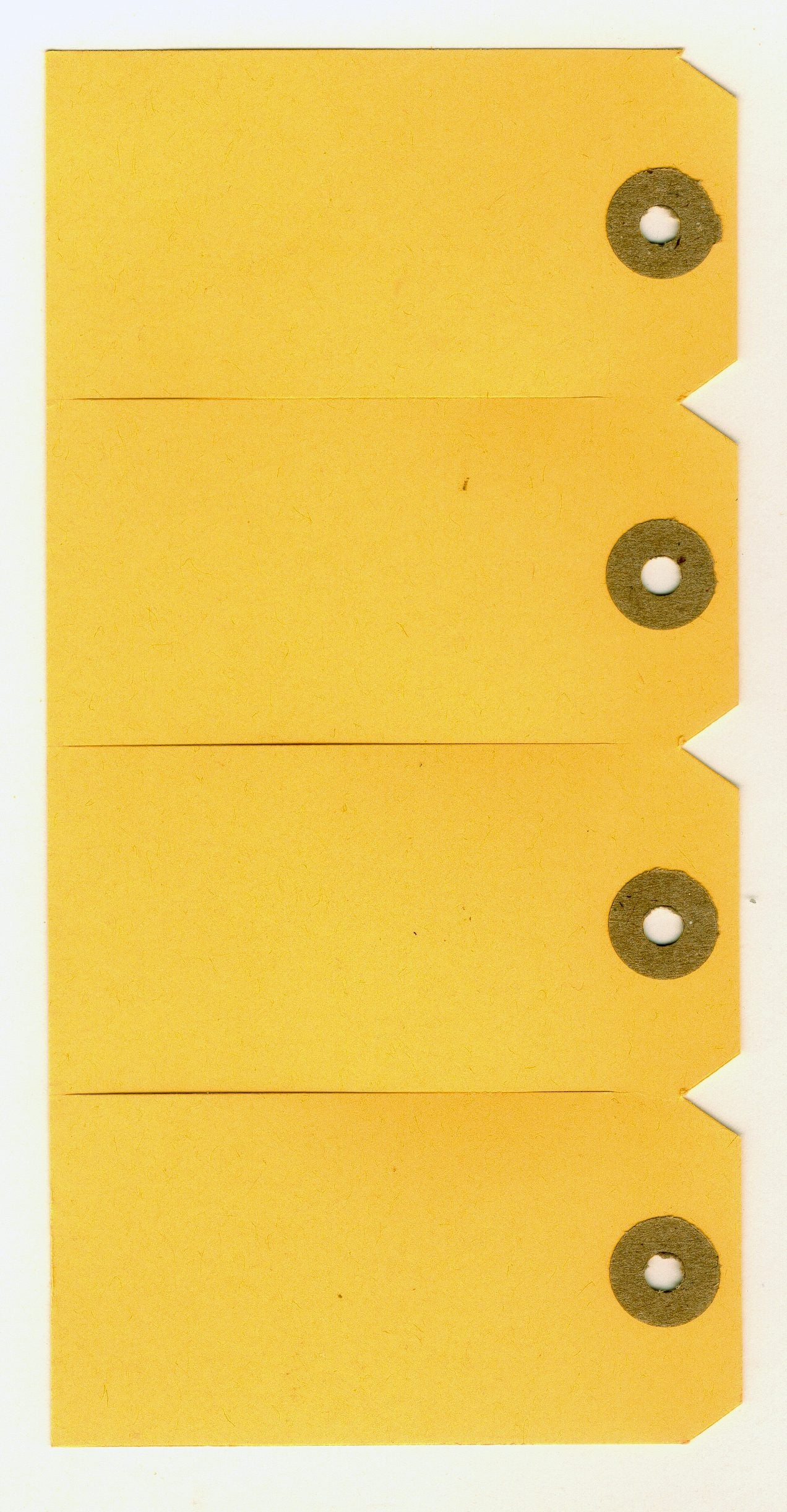 CROXLEY JD8  Buff Manilla Tags Gangs of 4 - No.8 - 159X80 (Box of 1000)