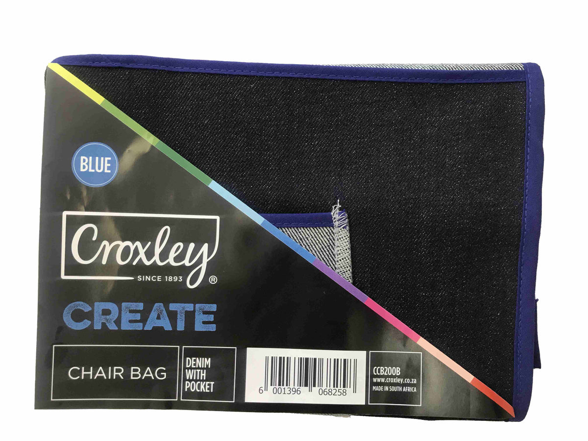 CROXLEY Chairbag Denim Blue 445mm x450mm