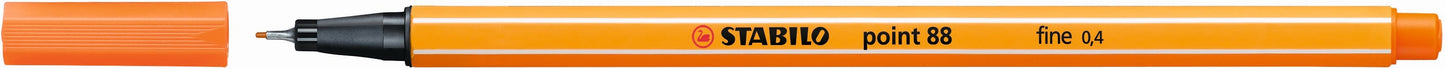 STABILO Point 88 Fineliner Pale Vermillion Each