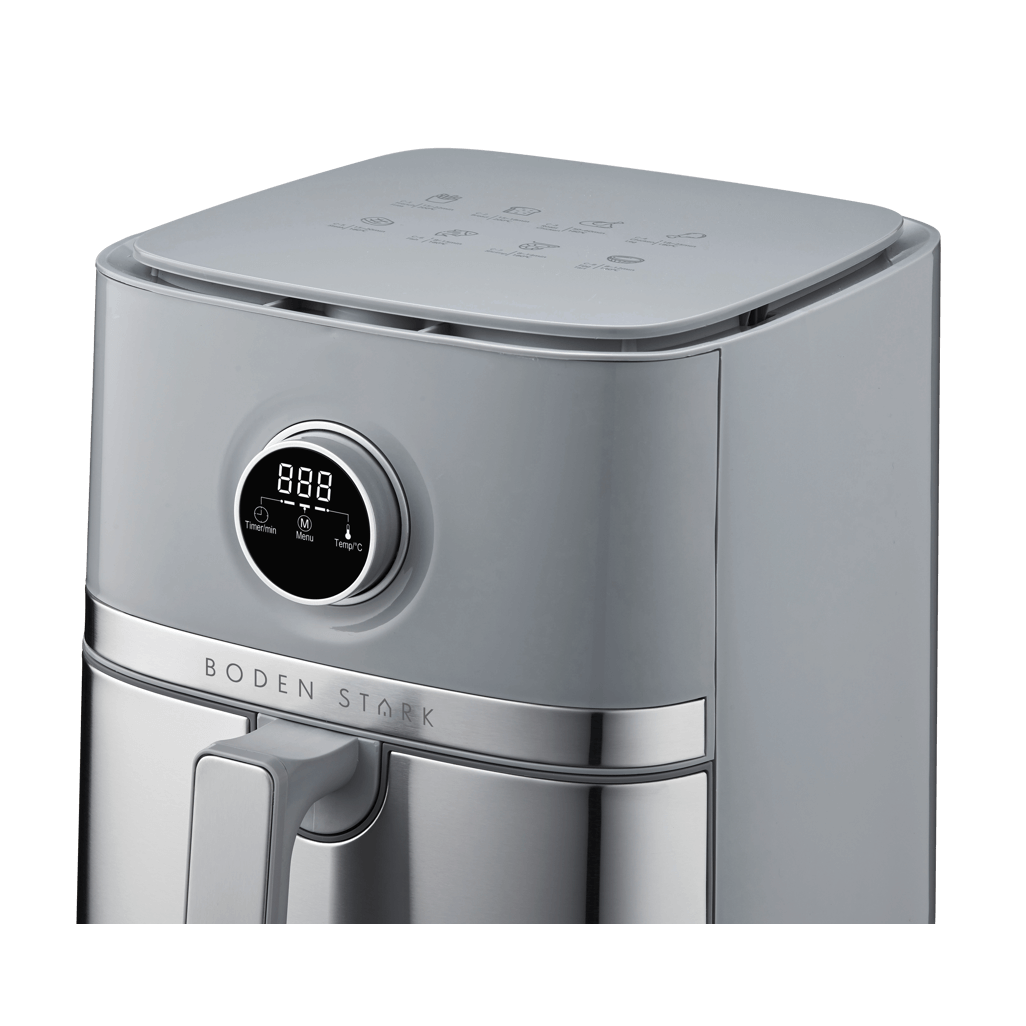 Boden Stark 5.0L Digital Air Fryer with sleek design and digital display for healthy cooking.
