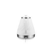 Boden Stark 1.7L Stainless Steel Kettle in White with a sleek design and modern handle.