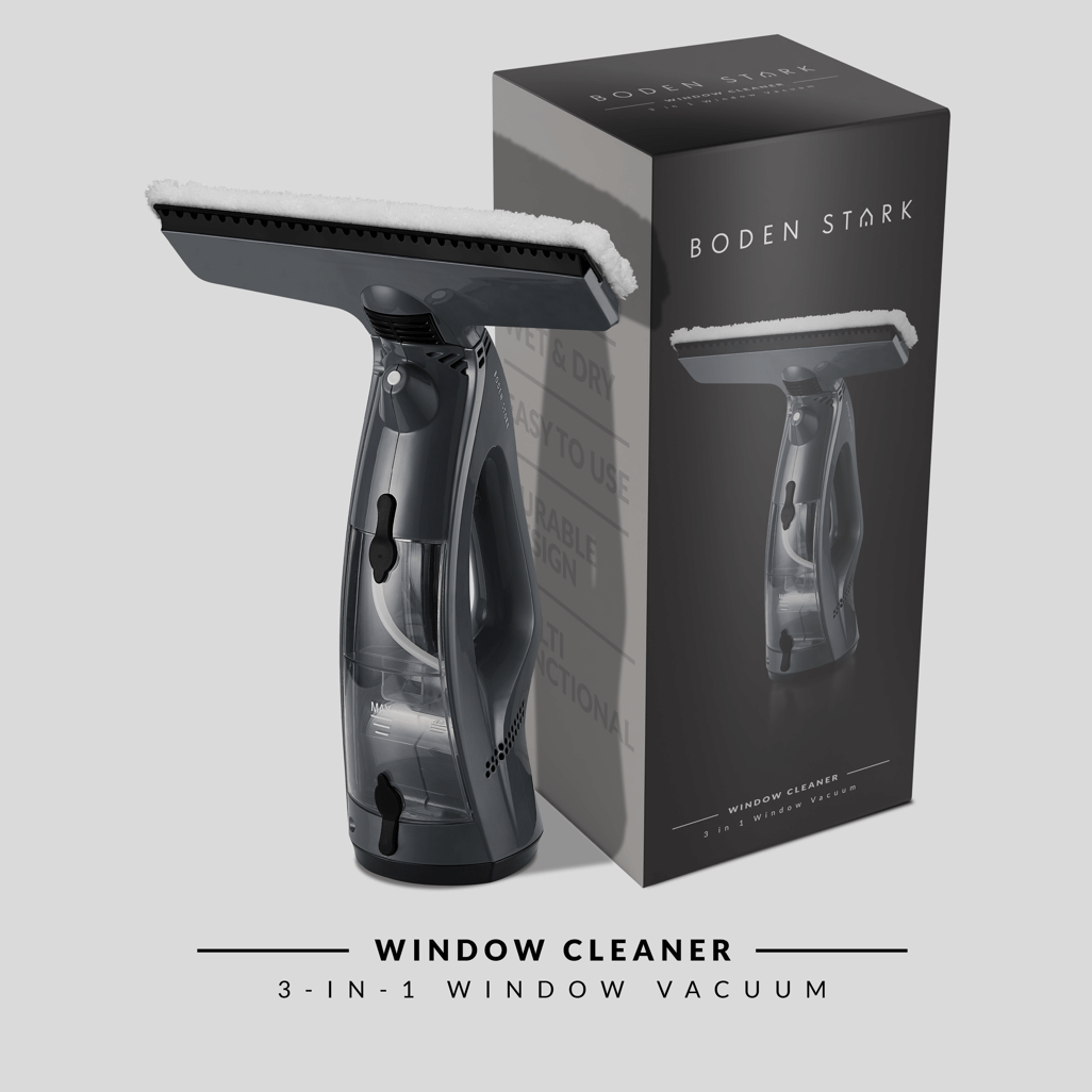 Boden Stark 3 in 1 Window Vacuum Cleaner, efficient window cleaning tool with sleek design.