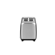 Front view of the Boden Stark Anson Collection 2 Slice Stainless Steel Toaster with sleek design.