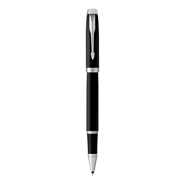 PARKER IM Rollerball Pen - Matte Black Chrome Trim