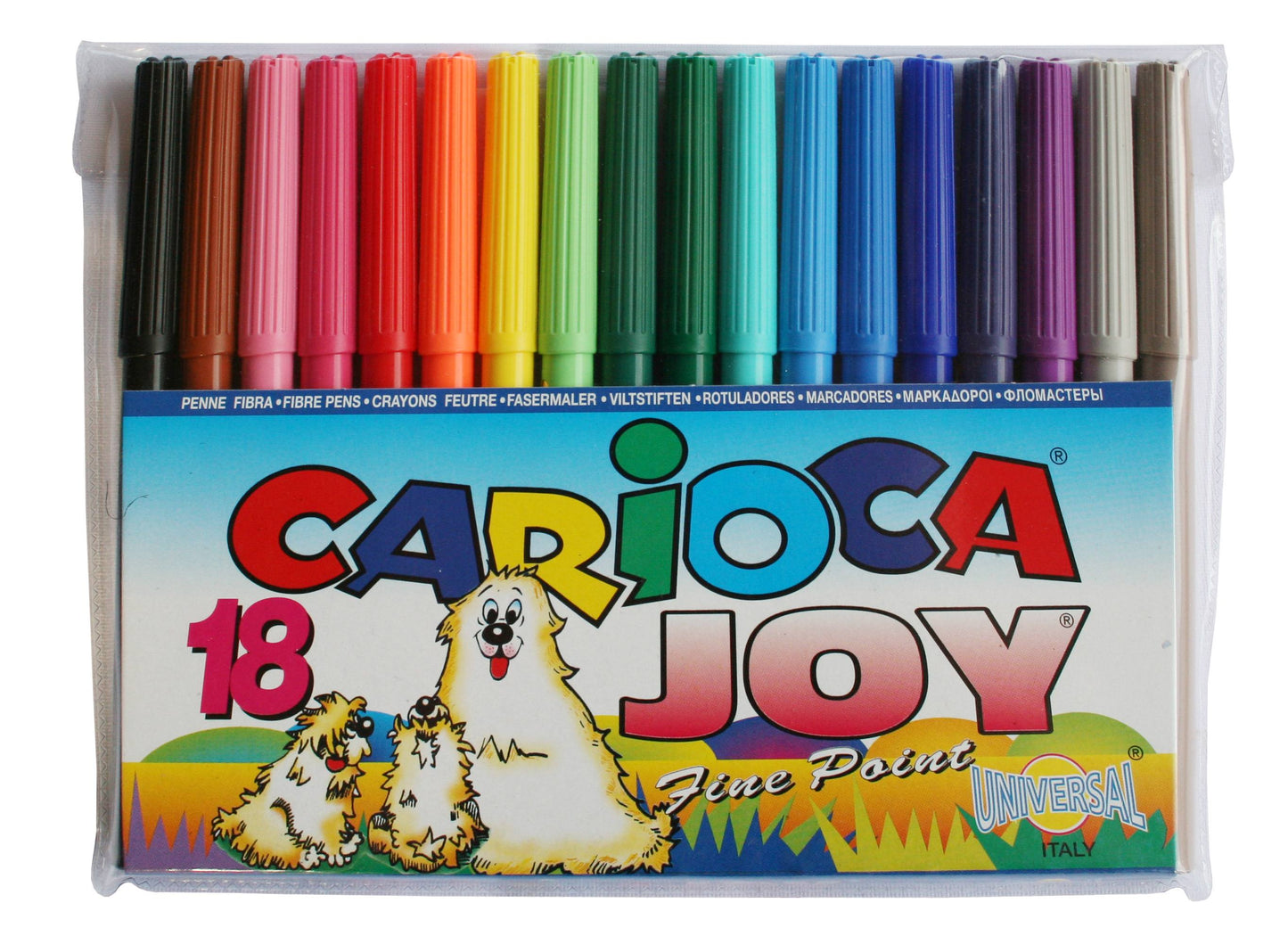 Carioca Joy Markers Assorted Colours Wallet of 18