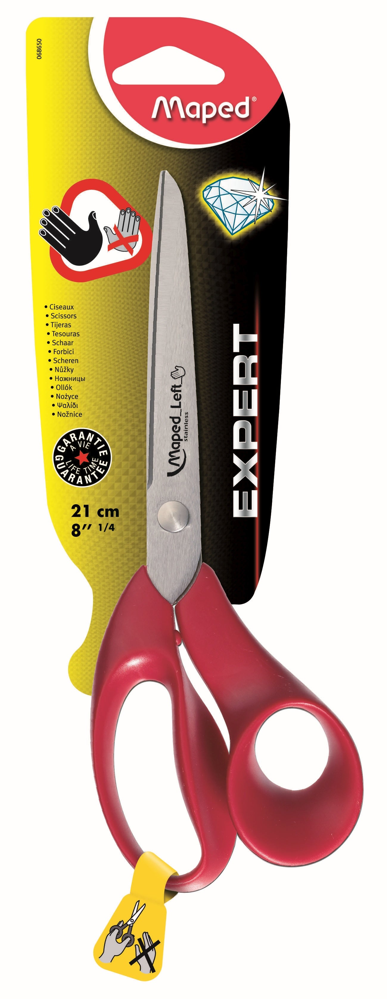 MAPED Scissors 21cm Expert  Left Handed