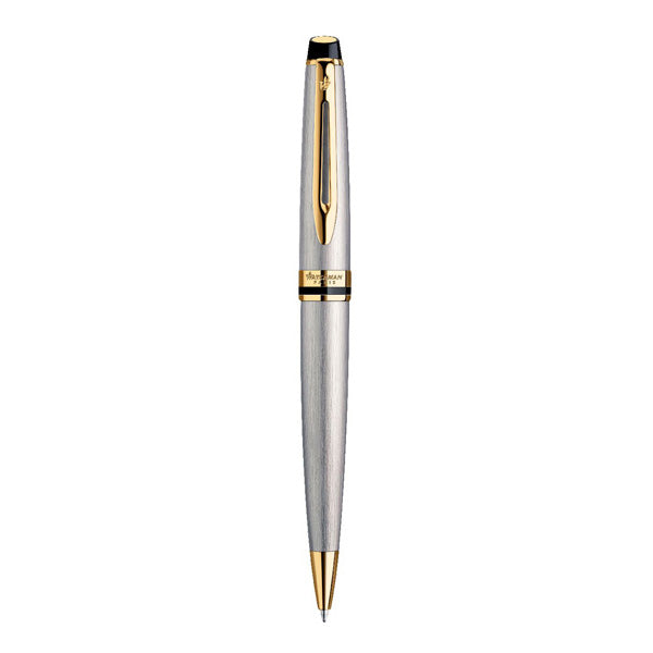 WATERMAN Expert  Ballpoint Pen - Stainless Steel Gold Trim