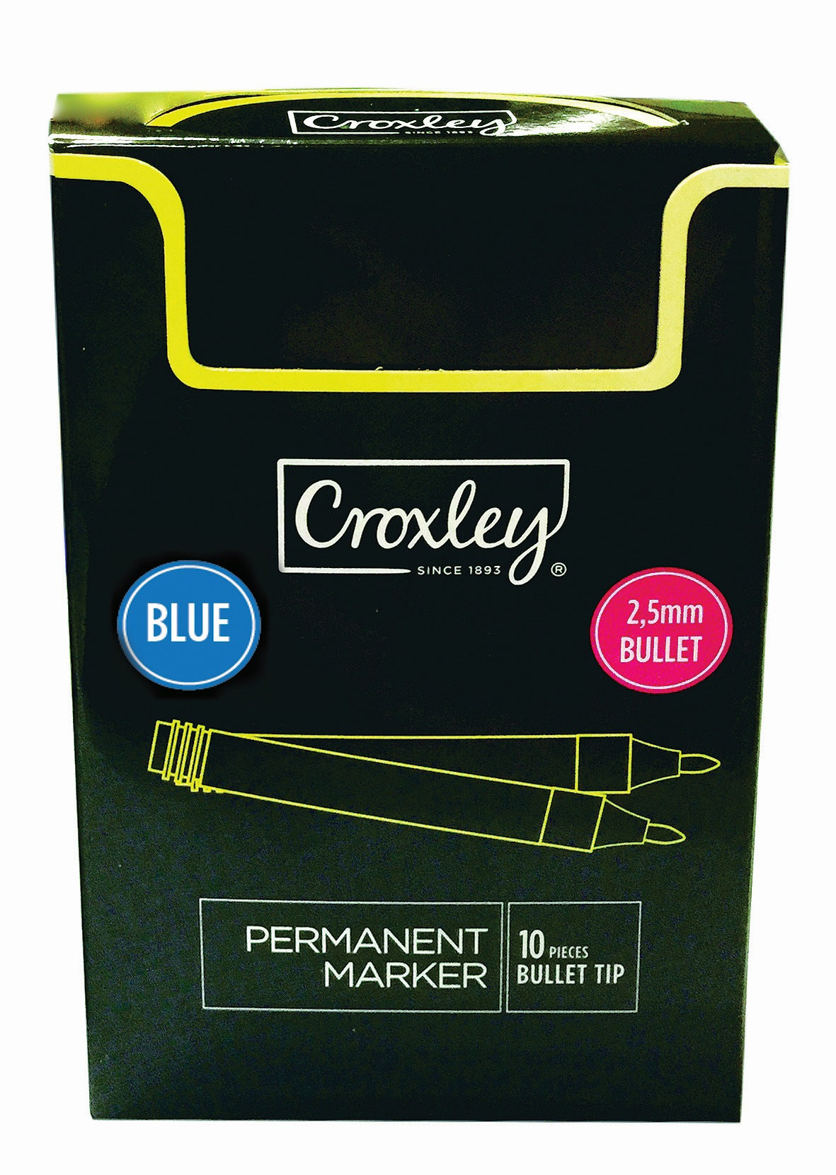 CROXLEY Permanent Marker Bullet Blue