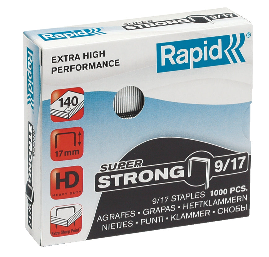 RAPID Staples 9/17 (Box of 1000) 110-140 sheets