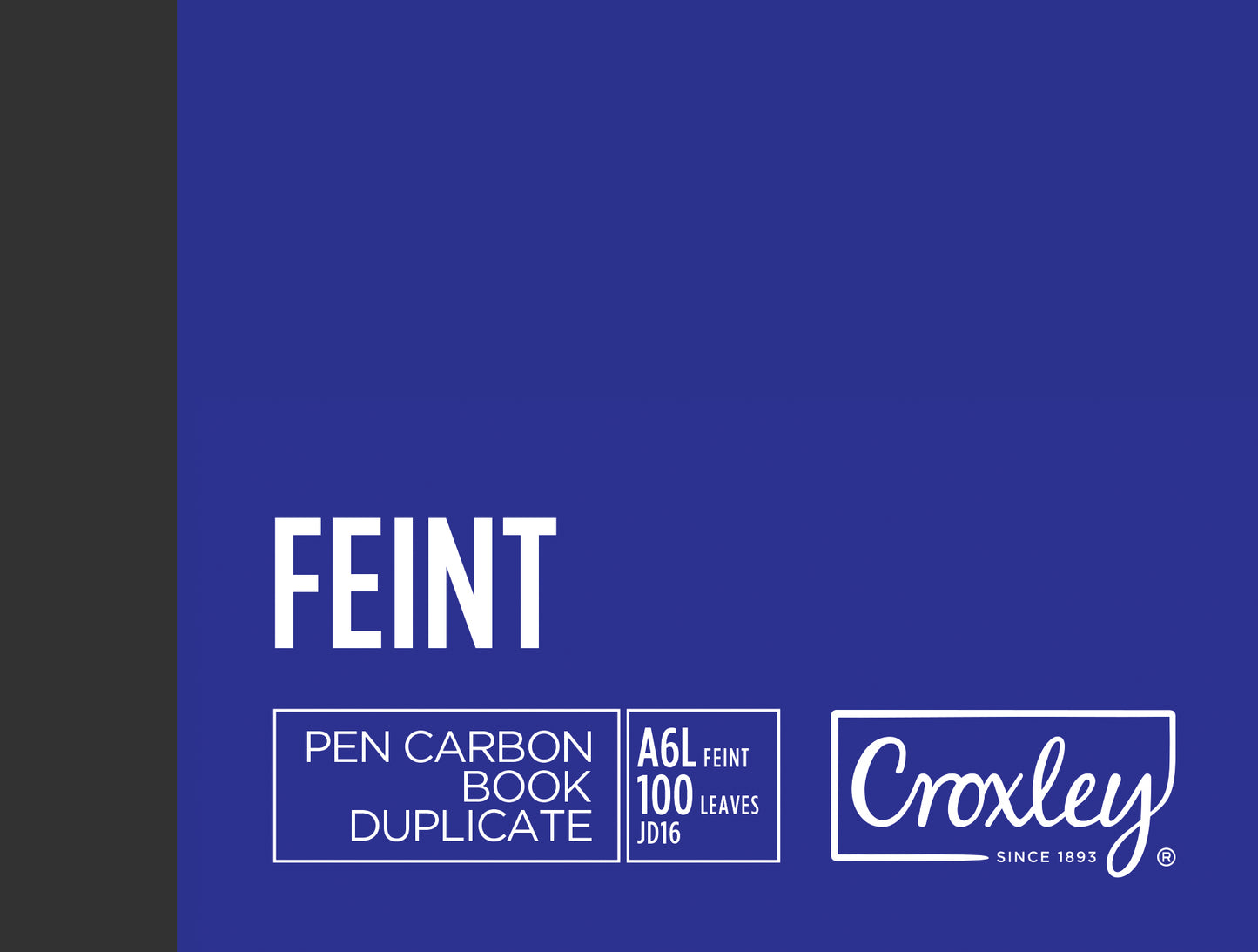 CROXLEY JD16 Pen Carbon Plain A6 100 Page Pack of 10