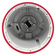 Interior view of FINAMILL RECHARGEABLE grinder - Sangria showing power socket and construction.