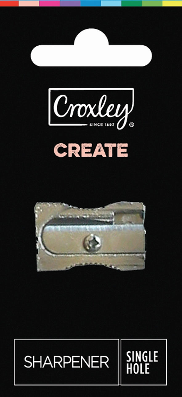 CROXLEY CREATE Metal Pencil Sharpener B/C Each