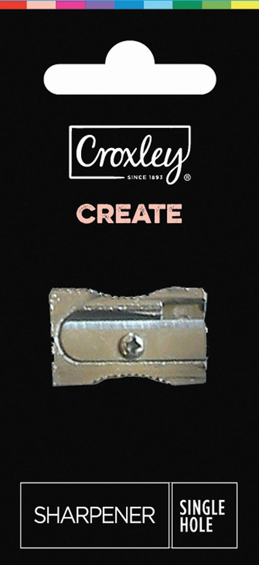 CROXLEY CREATE Metal Pencil Sharpener B/C Each