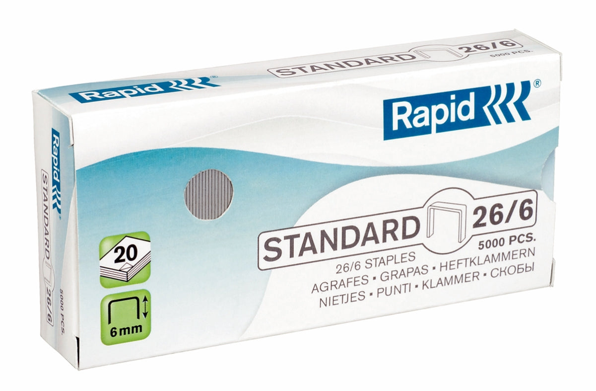 RAPID Staples 26/6 (Box of 5000)