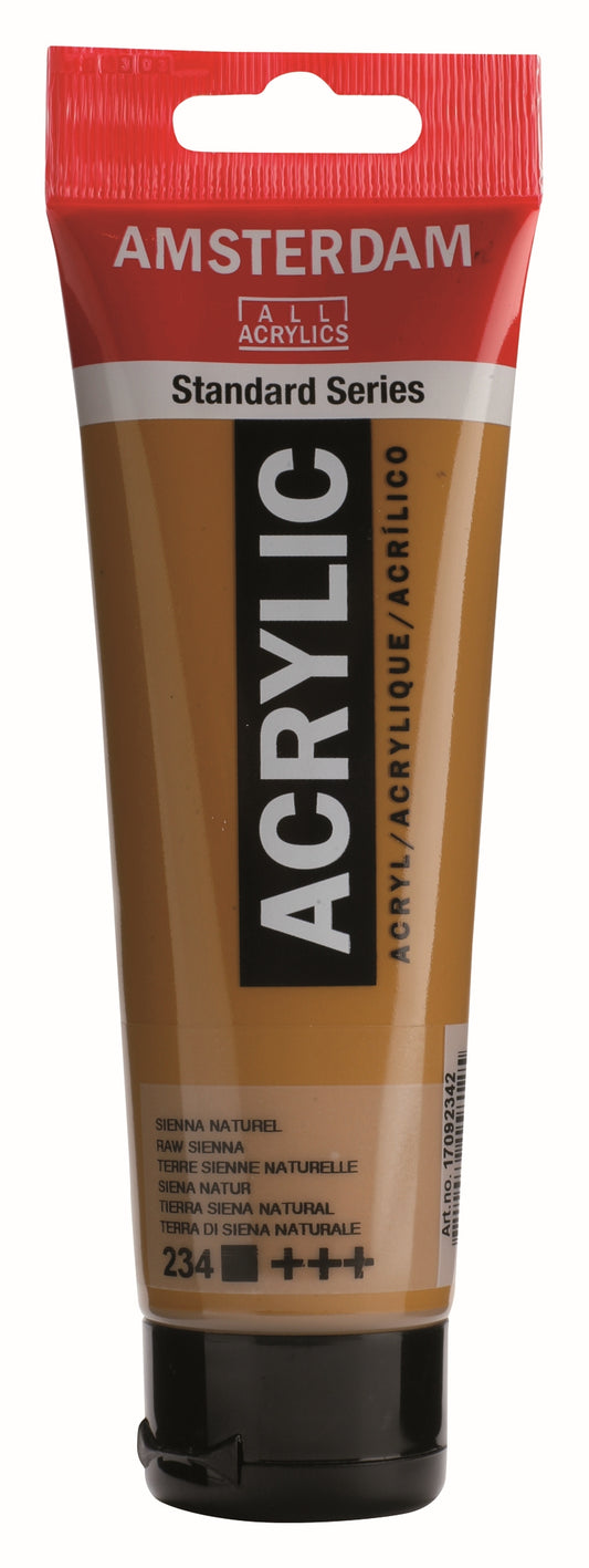 ROYAL TALENS AMSTERDAM Acrylic Colour - 120ml Tube (Raw Sienna)