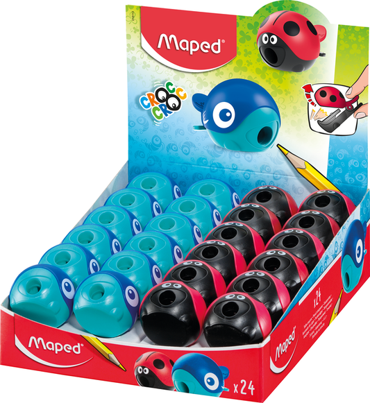MAPED Sharpener 1-Hole Landbird & Whale - Each