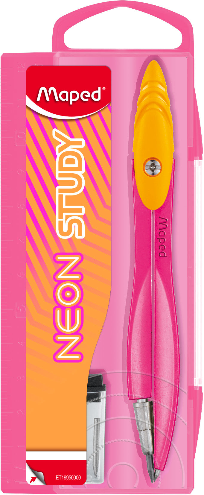 MAPED Neon Compass Study with Lead - Colour NOT Guaranteed