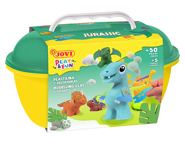 JOVI Plasticine Modelling Clay Kit - Jurassic