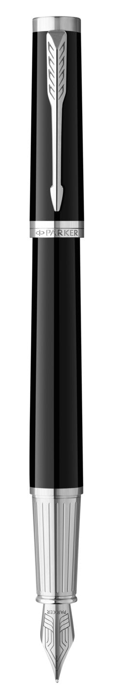 PARKER Ingenuity Fountain Pen - Black Chrome Trim