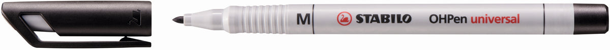 STABILO OHPen Soluble Medium Black Each
