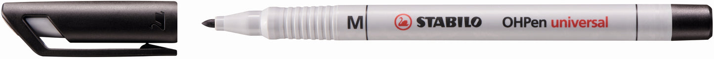 STABILO OHPen Soluble Medium Black Each