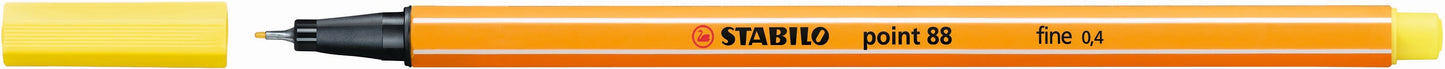 STABILO Point 88 Fineliner Lemon Yellow Each