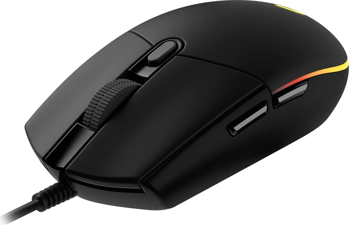 LOGITECH G102 LIGHTSYNC USB GAMING MOUSE BLACK