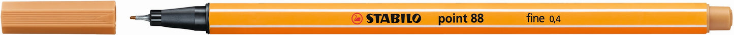 STABILO Point 88 Fineliner Dark Ochre Each