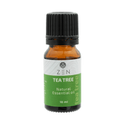 Zen Oil Tea Tree essential oil in a 10ml bottle, perfect for promoting relaxation and enhancing well-being.