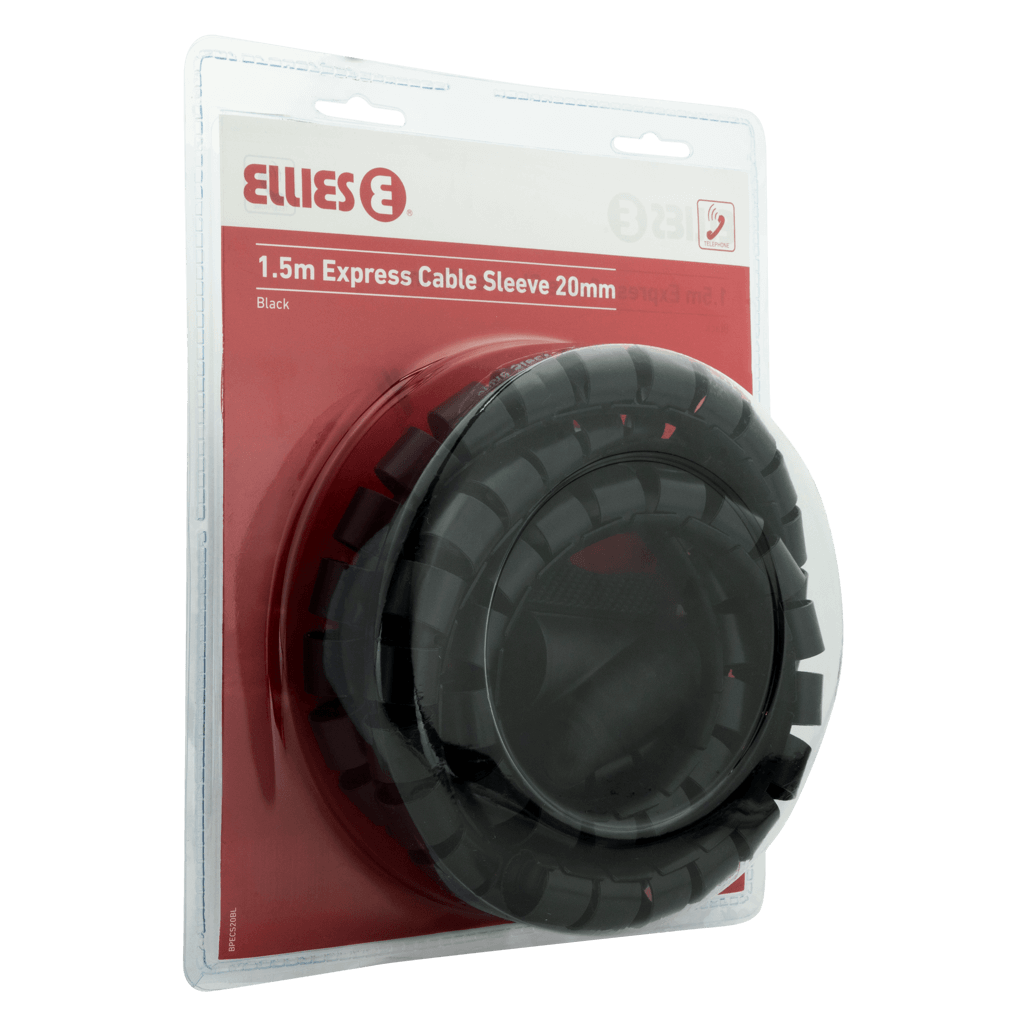 EXPRESS CABLE SLEEVE 1.5M X 20MM BLACK