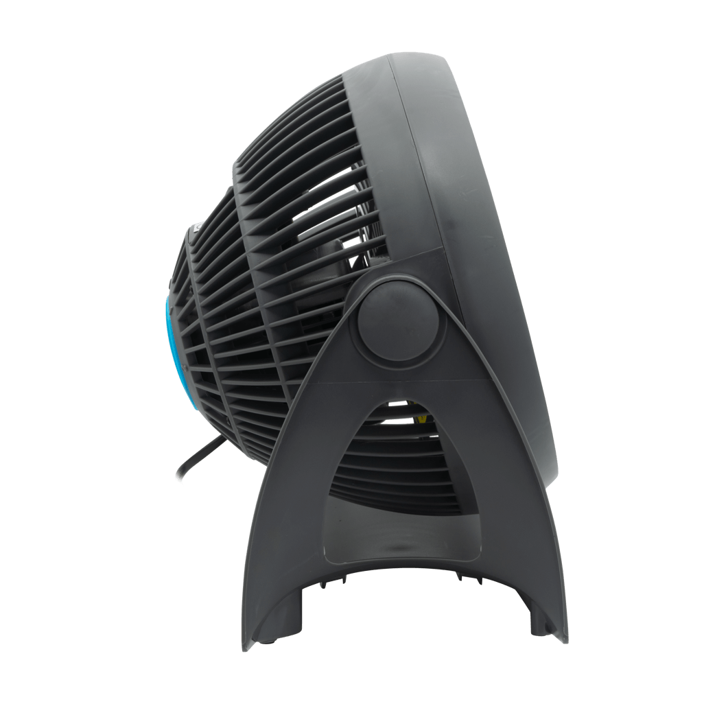 ELEKTRA 2704 Turbo Color Air Plus One fan side view, compact design for efficient cooling.