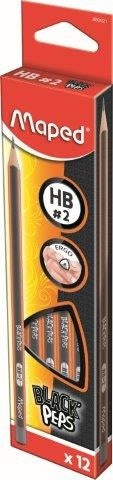 MAPED Graphite Triangular HB Pencil - Each