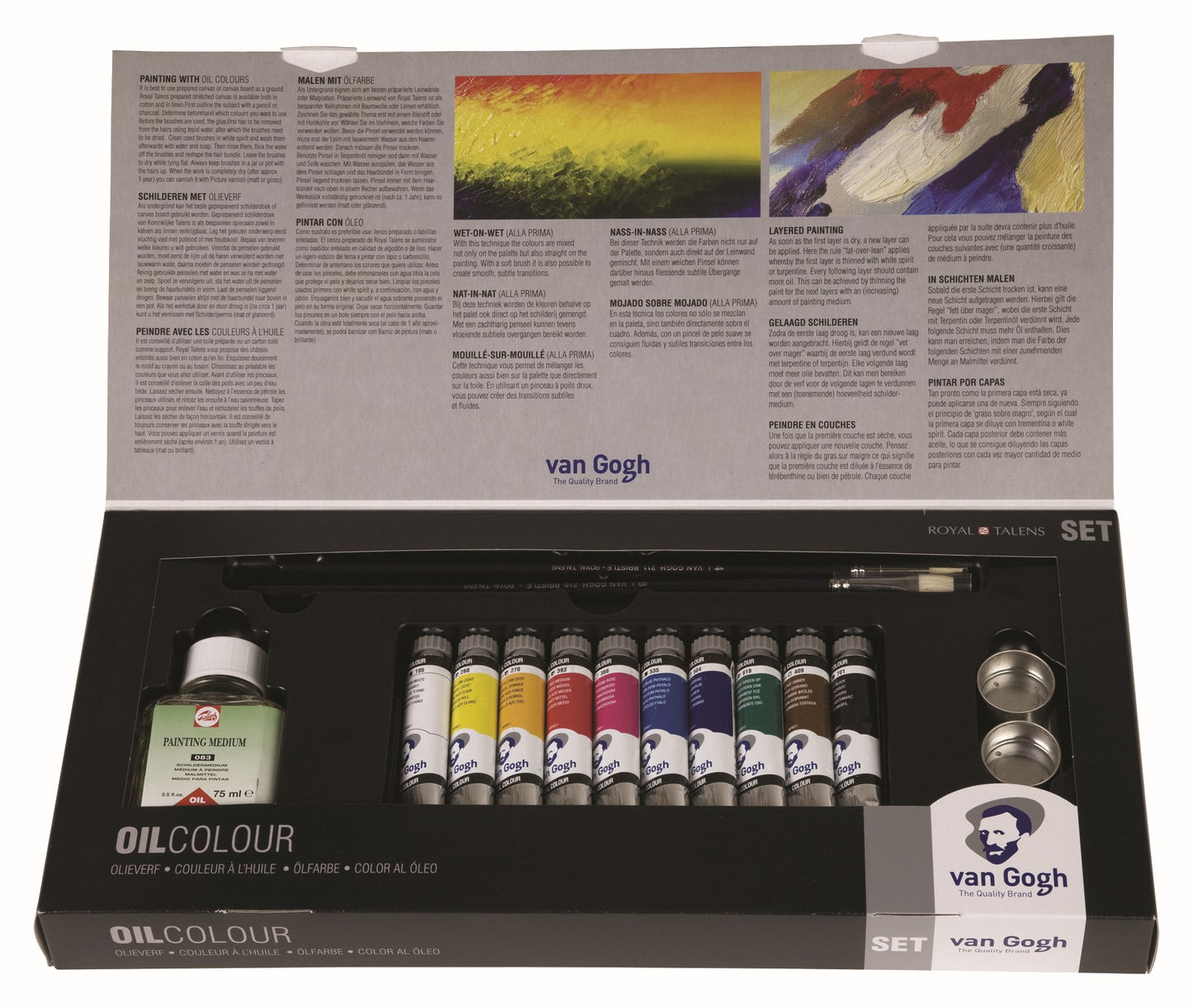 ROYAL TALENS VAN GOGH Oil Colour Combiset 10X20Ml