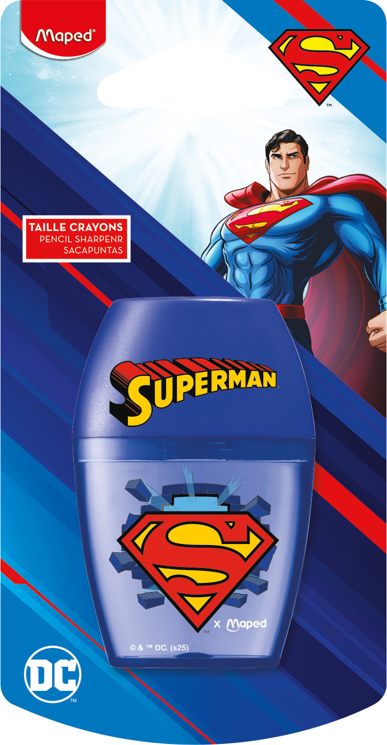 MAPED Superman Sharpener 1 Hole Shaker